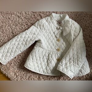 Il Gufo White Quilted Jacket